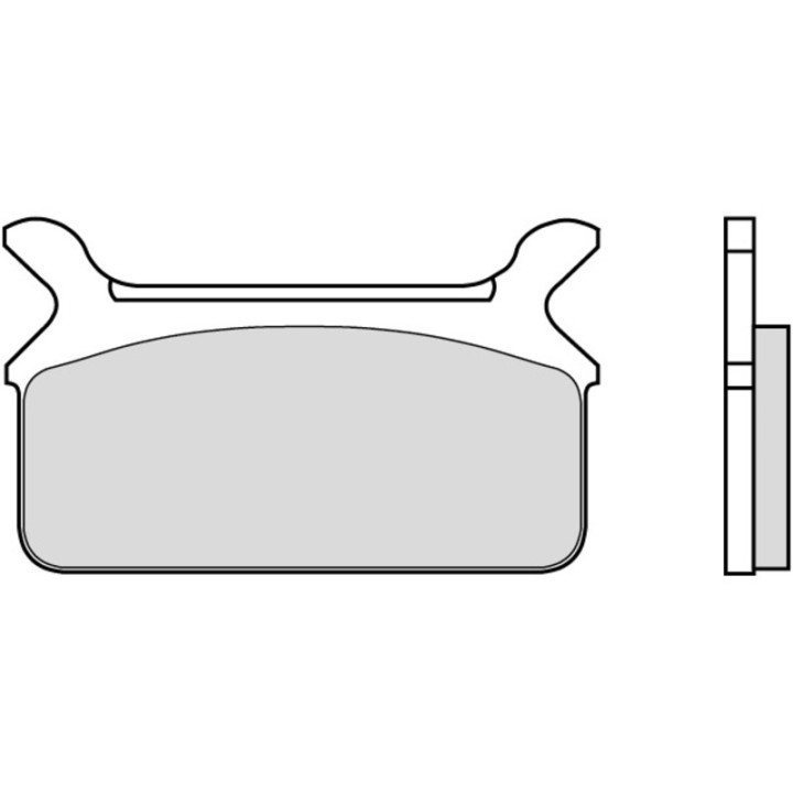 Plaquettes de frein Brembo route carbone céramique - 07HD0910