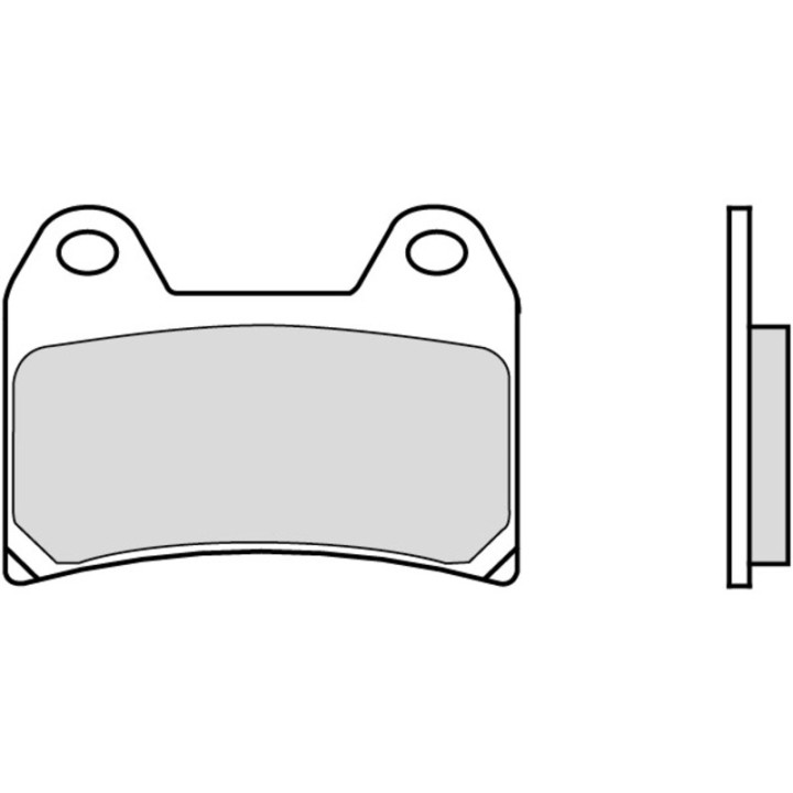 Plaquettes de frein Brembo route carbone céramique - 07BB1907