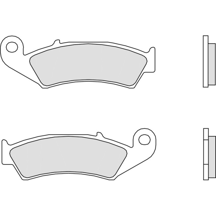 Plaquettes de frein Brembo route carbone céramique - 07HO2506