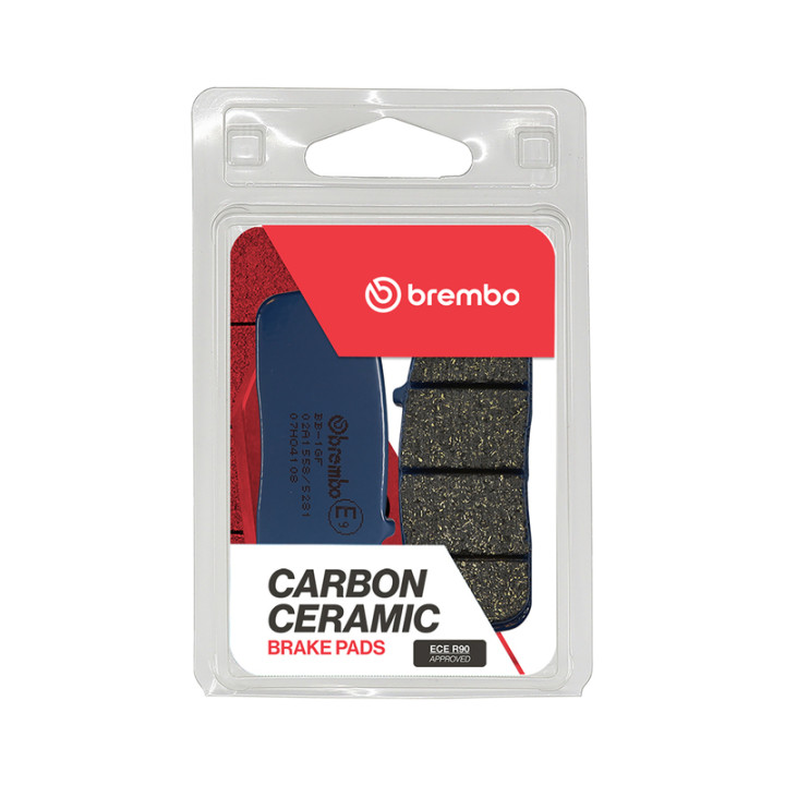 Plaquettes de frein Brembo route carbone céramique - 07HO4108