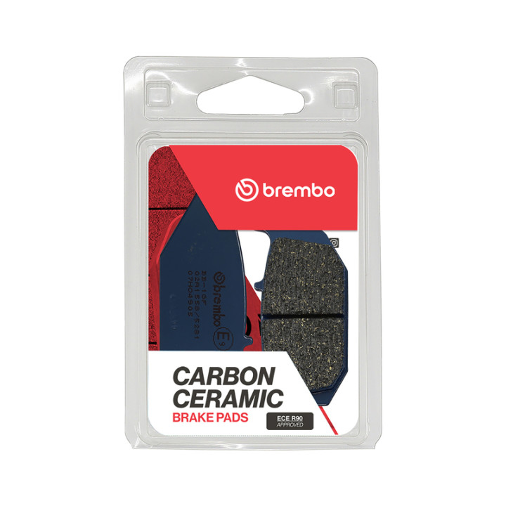 Plaquettes de frein Brembo route carbone céramique - 07HO4905