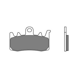 Plaquettes de frein Brembo métal fritté - 07BB3859 | Oxmoto