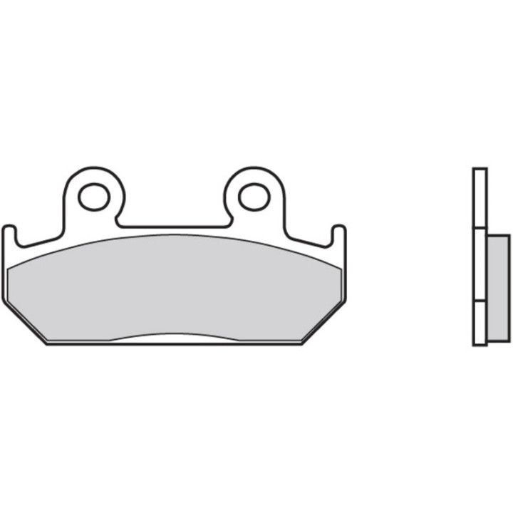 Plaquettes de frein Brembo route carbone céramique - 07HO2107