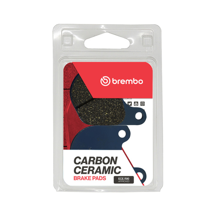 Plaquettes de frein Brembo route carbone céramique - 07HD0202