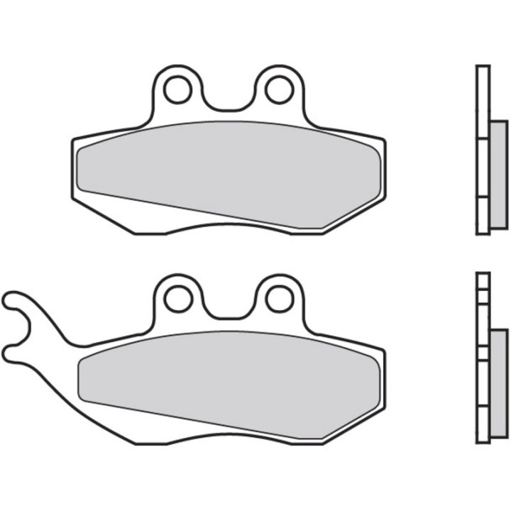 Plaquettes de frein Brembo Scooter carbone céramique - 07012