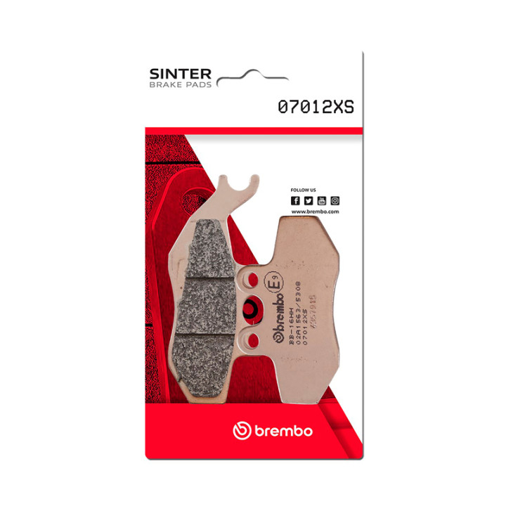 Plaquettes de frein Brembo Scooter métal fritté - 07012XS