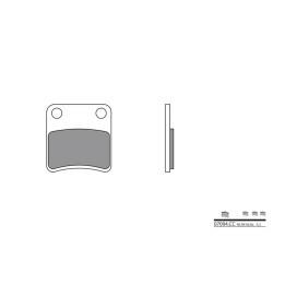 Plaquettes de frein Brembo Scooter carbone céramique - 07094CC