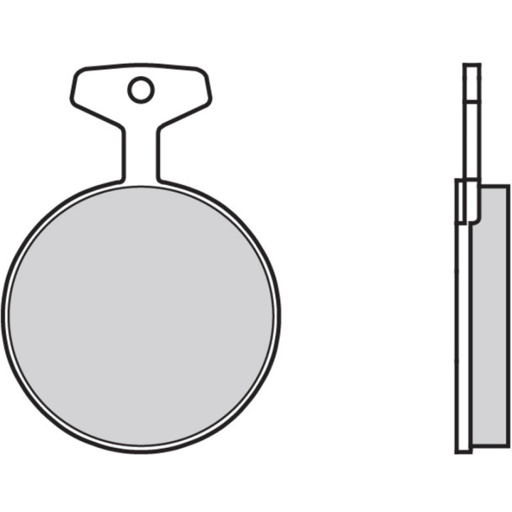 Plaquettes de frein Brembo route carbone céramique - 07YA0207