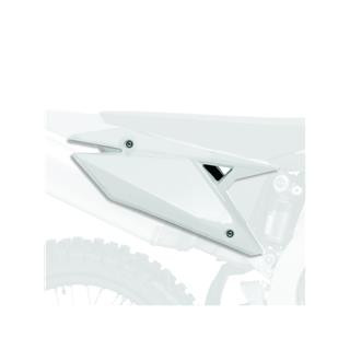 Plaques latérales Polisport blanc Suzuki rm-z250 | Oxmoto