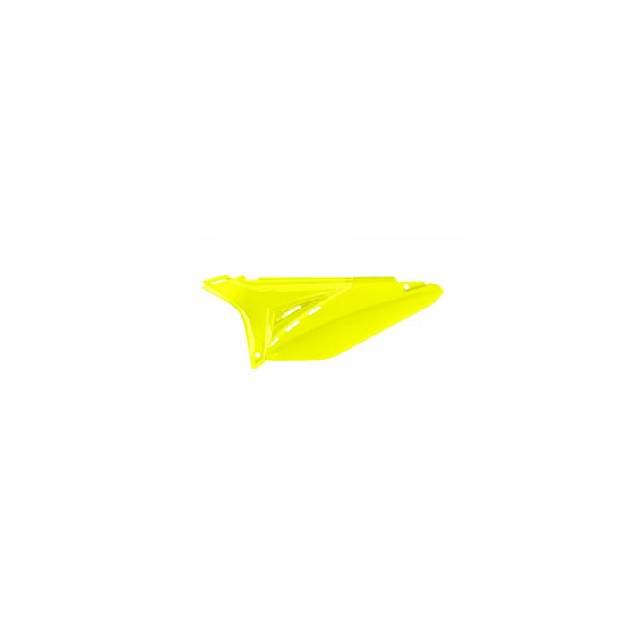 Plaques latérales Polisport jaune fluo sherco se-r/sef-r