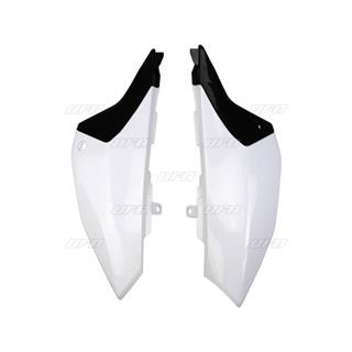 Plaques latérales UFO blanc Yamaha yz65 | Oxmoto