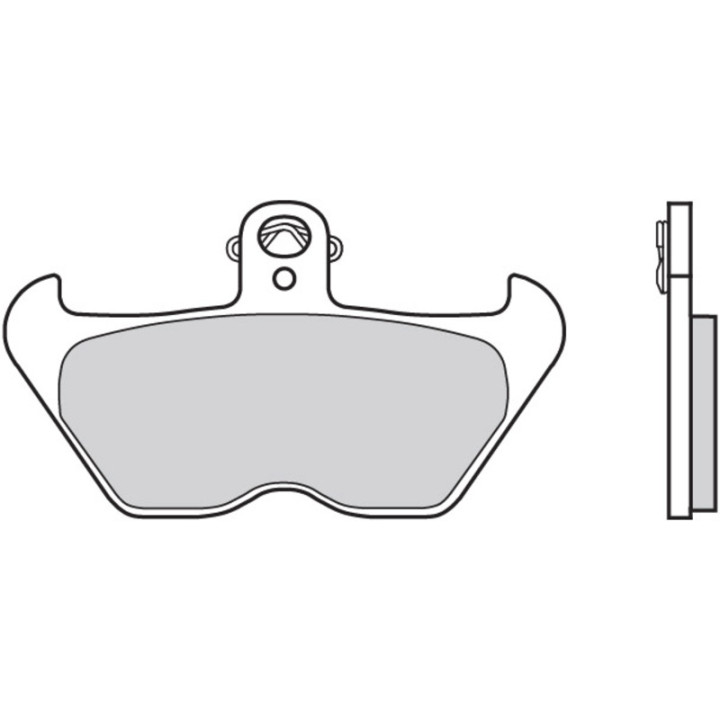 Plaquettes de frein Brembo route carbone céramique - 07BB2407