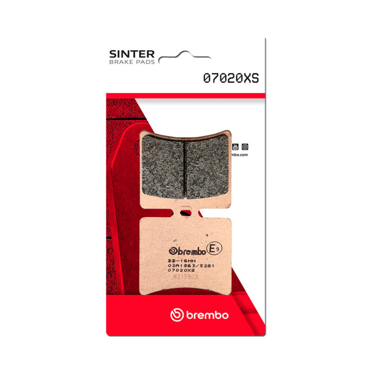 Plaquettes de frein Brembo Scooter métal fritté - 07020XS