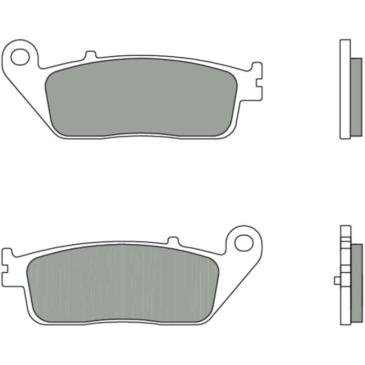 Plaquettes de frein Brembo Scooter carbone céramique - 07098CC