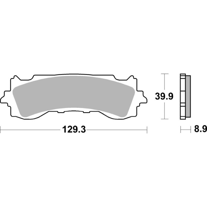 Plaquettes de frein Brembo métal fritté - 07HO65SA | Oxmoto