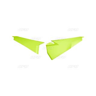 Plaques latérales supérieure UFO jaune fluo Husqvarna fc/tc