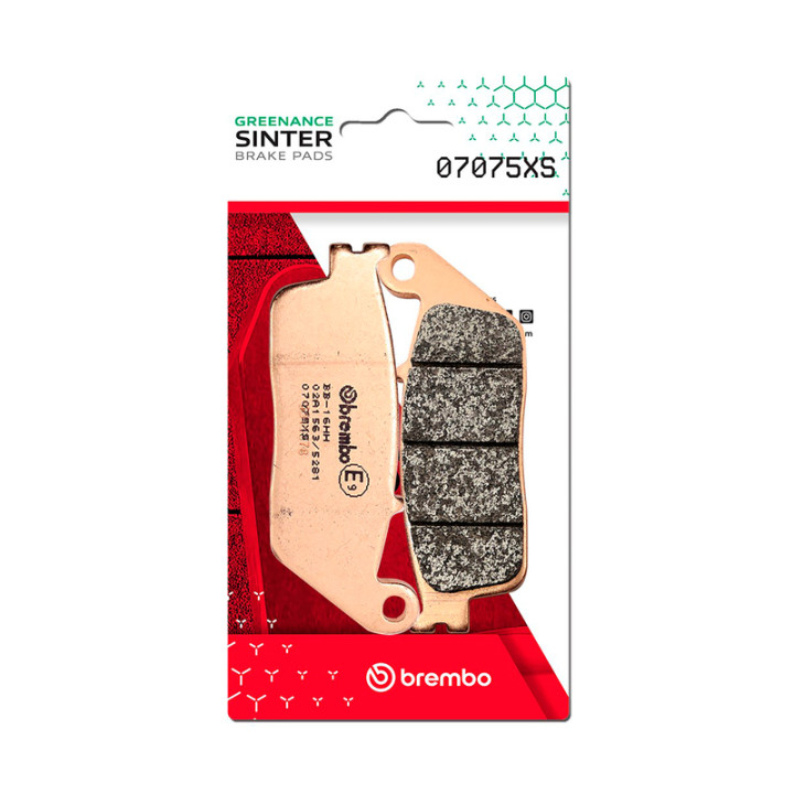 Plaquettes de frein Brembo Scooter métal fritté - 07075XS