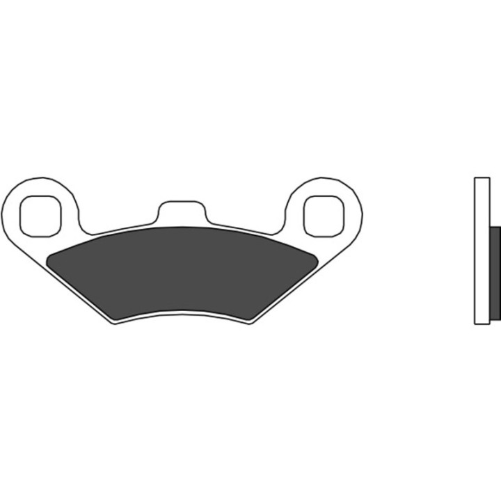 Plaquettes de frein Brembo Scooter métal fritté - 07104XS