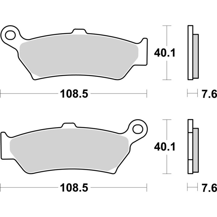 Plaquettes de frein Brembo Off-Road métal fritté - 07BB43SP