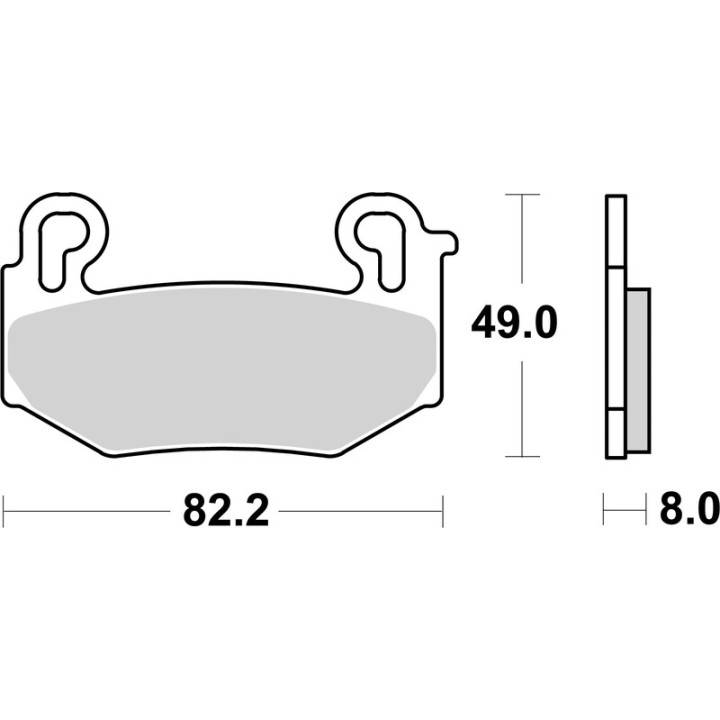 Plaquettes de frein Brembo Off-Road métal fritté - 07BB42SA