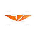 Plaques latérales UFO orange KTM sx/sx-f | Oxmoto