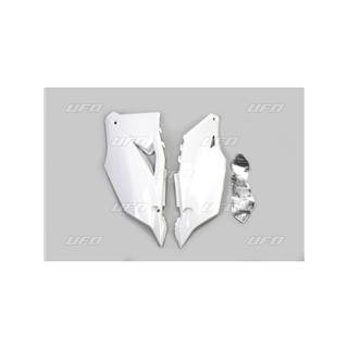Plaques latérales UFO blanc Kawasaki kx450 | Oxmoto
