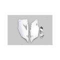 Plaques latérales UFO blanc Kawasaki kx450 | Oxmoto