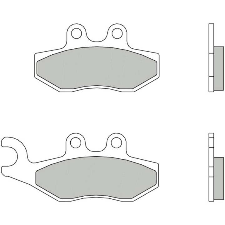 Plaquettes de frein Brembo Scooter carbone céramique - 07056