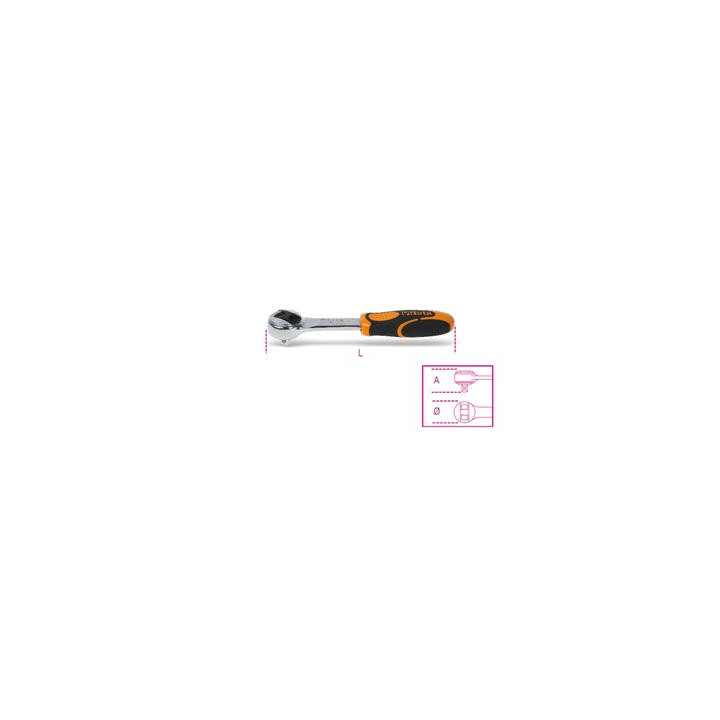 Cliquet réversible carré mâle 1/4" Beta 48 dents | Oxmoto