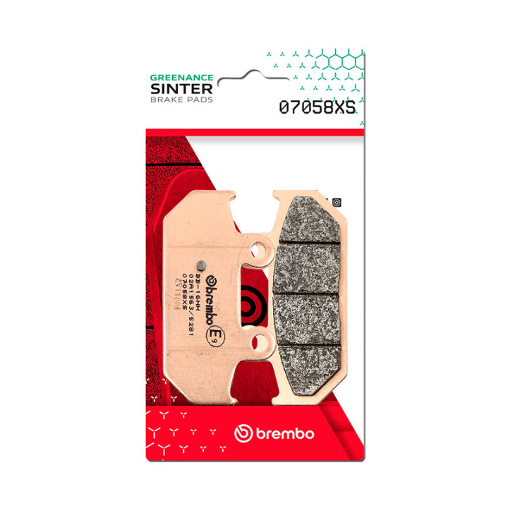 Plaquettes de frein Brembo Scooter métal fritté - 07058XS