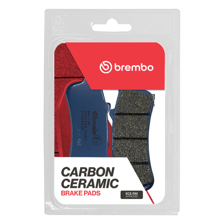 Plaquettes de frein Brembo route carbone céramique - 07HO4206