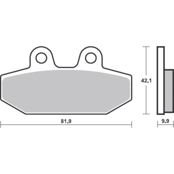 Plaquettes de frein Brembo métal fritté - 07HD23SP | Oxmoto