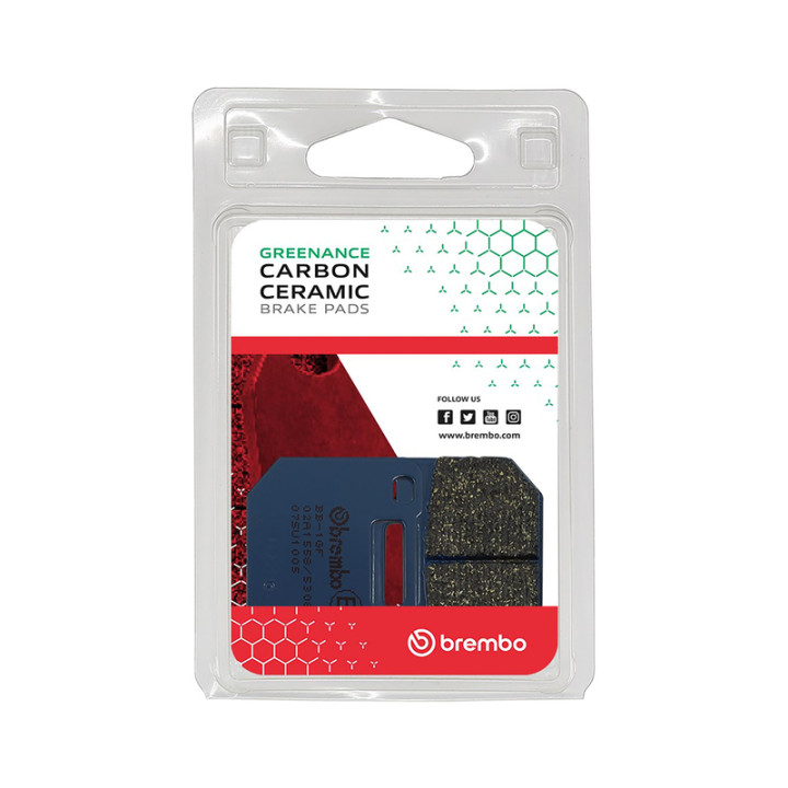 Plaquettes de frein Brembo route carbone céramique - 07SU1005