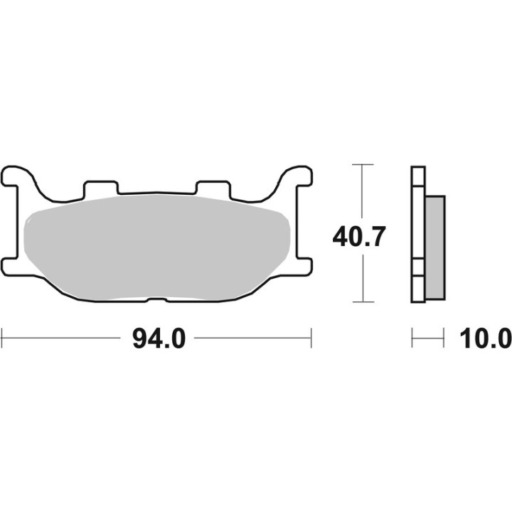 Plaquettes de frein Brembo route métal fritté - 07YA34SA