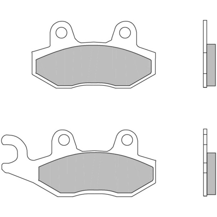 Plaquettes de frein Brembo route carbone céramique - 07YA2106