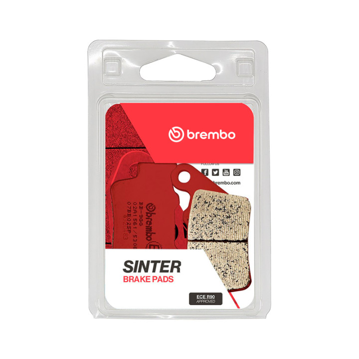 Plaquettes de frein Brembo métal fritté - 07BB02SP | Oxmoto