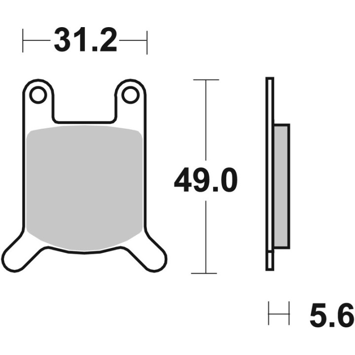 Plaquettes de frein Brembo route carbone céramique - 07GR0101