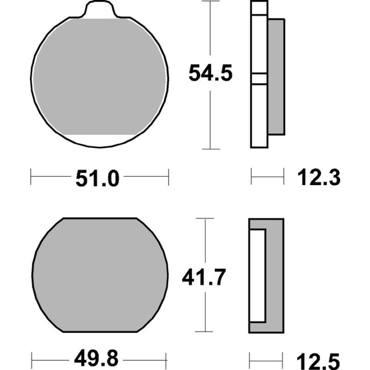 Plaquettes de frein Brembo route carbone céramique - 07KA0122
