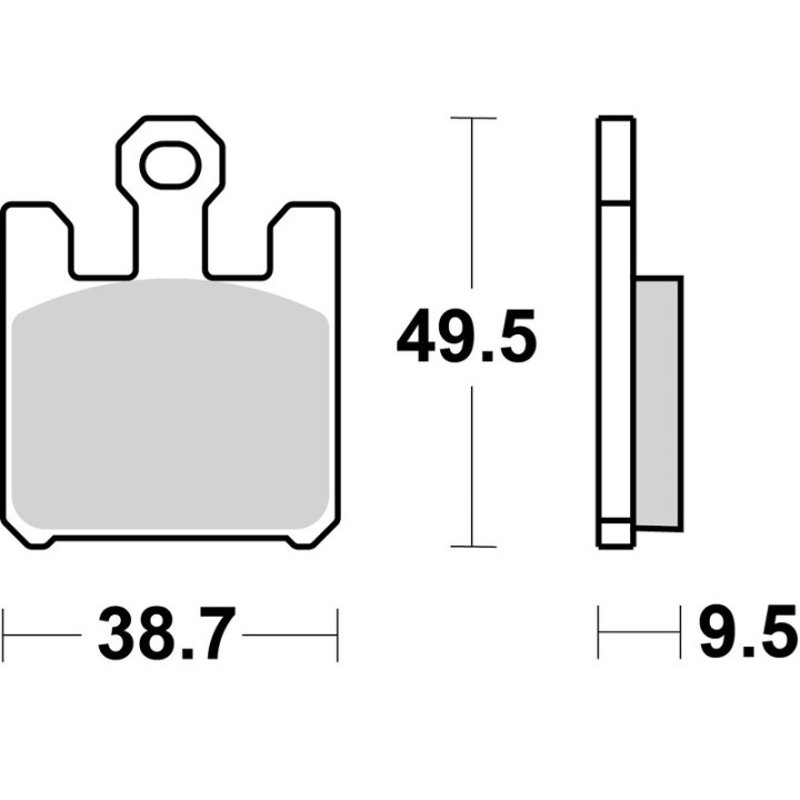 Plaquettes de frein Brembo carbone céramique - 07SU26RC