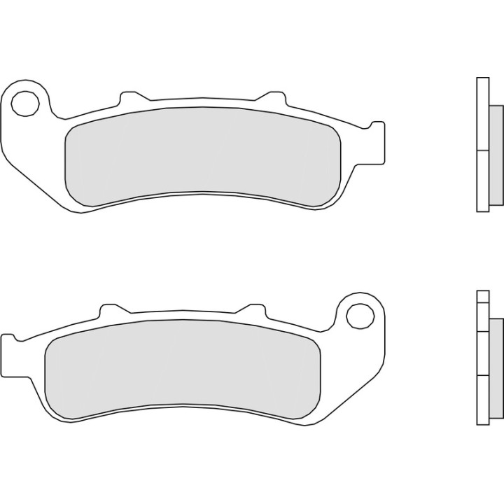 Plaquettes de frein Brembo route carbone céramique - 07HO3907