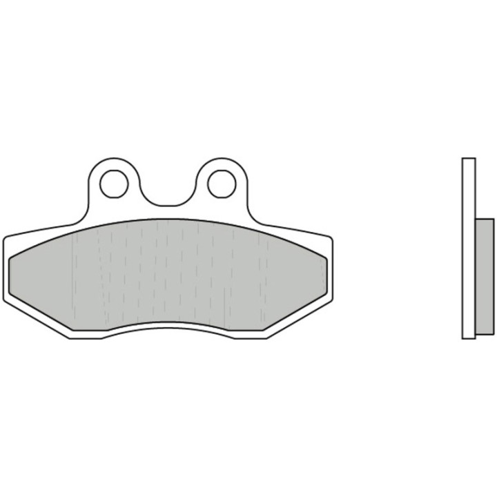 Plaquettes de frein Brembo Scooter carbone céramique - 07089CC