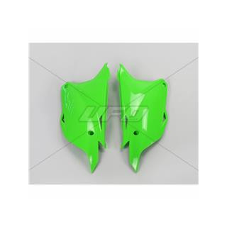 Plaques latérales UFO vert Kawasaki kx85 | Oxmoto