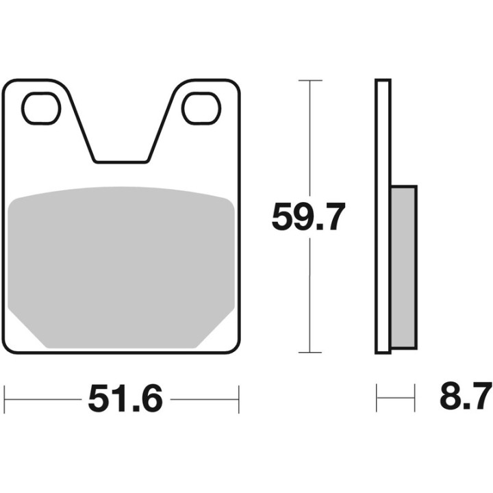 Plaquettes de frein Brembo route métal fritté - 07YA38SP