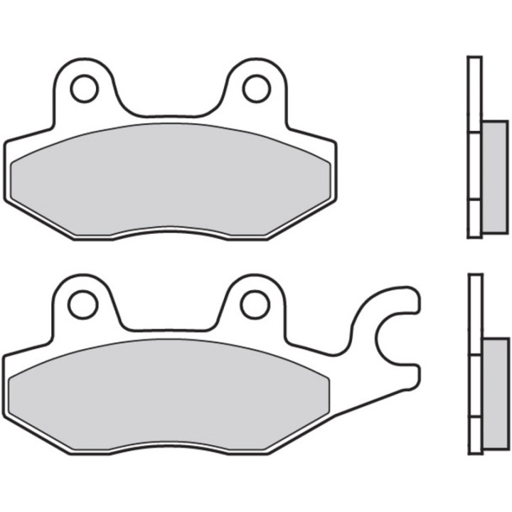 Plaquettes de frein Brembo route carbone céramique - 07HO4008