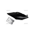 Plaques latérales mono-silencieux UFO noir Honda | Oxmoto
