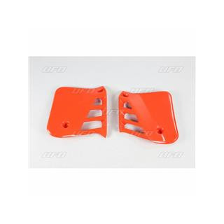 Ouïes de radiateur UFO orange Honda CR250R | Oxmoto
