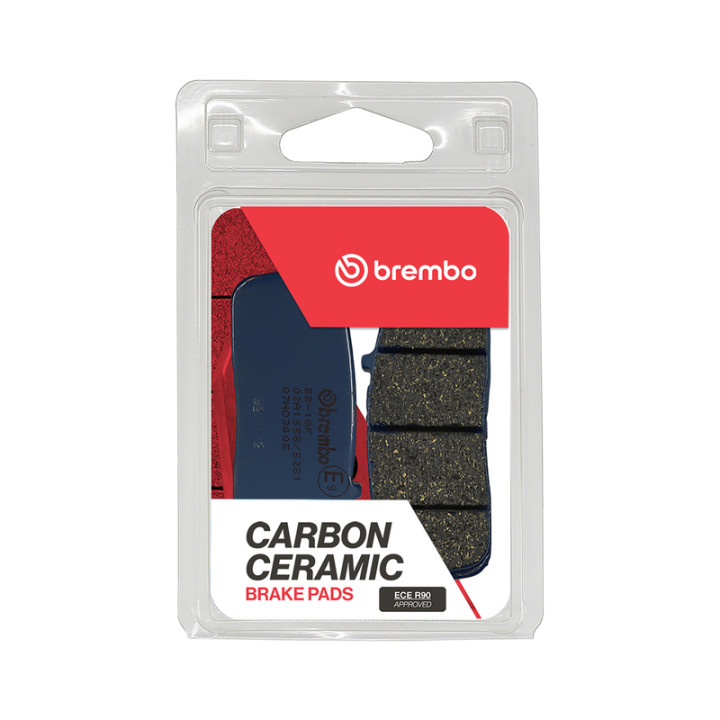 Plaquettes de frein Brembo route carbone céramique - 07HO3405