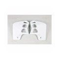 Ouïes de radiateur UFO blanc Honda CR500R | Oxmoto