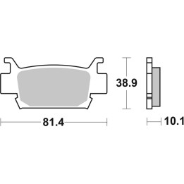 Plaquettes de frein Brembo Off-Road métal fritté - 07HO58SD