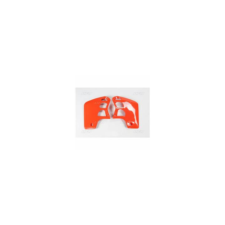 Ouïes de radiateur UFO orange Honda CR500R | Oxmoto